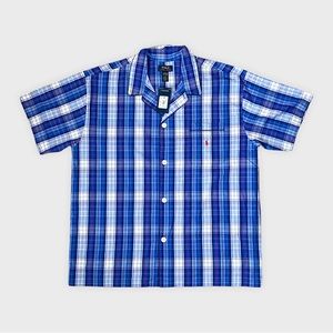NWT Polo Ralph Lauren  - Men’s Woven Short sleeve Pajama Sleep Shirt ( XL)